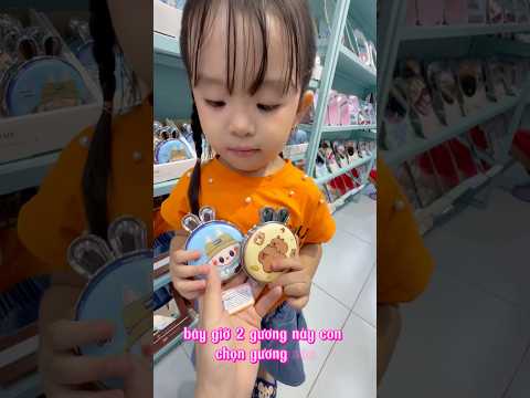 Các bạn chọn gương nào? Minh Minh Xin Chào #shorts #trending #viral #labubu #capybara
