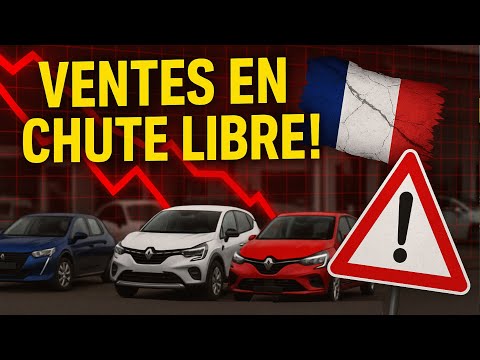 CHUTE HISTORIQUE DES VENTES DE VOITURES NEUVES ( & des voitures électriques )