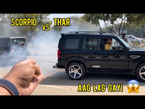 Scorpio vs Thar - Tug of War 🔥