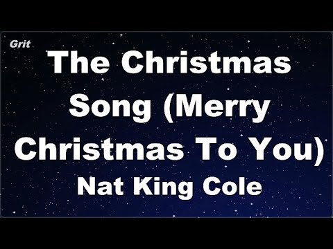 Karaoke♬ The Christmas Song (Merry Christmas To You)  – Nat King Cole 【No Guide Melody】 Instrumental