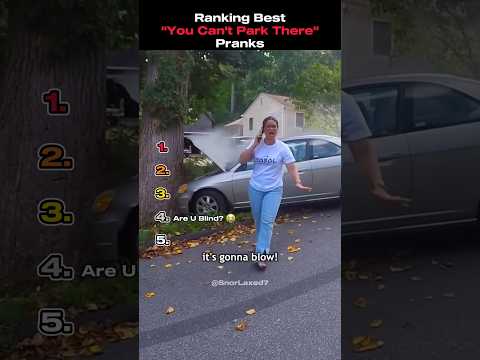 Funniest "You Can't Park There" Pranks😂 #roadrage #karen