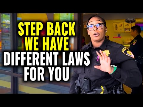 FEMALE OFFICER & TYRANT PARTNERS GET OWNED FOR UNLAWFUL ORDERS *WALK OF SHAME* FIRST AMENDMENT AUDIT