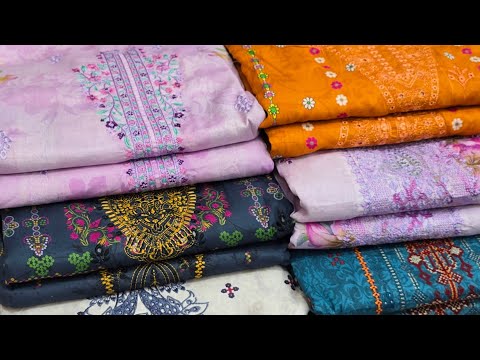 পাকিস্তানি ডিজাইনে কাজ করা থ্রি পিস কিনুন পাইকারি দামে || Pakistani designer three piece collection
