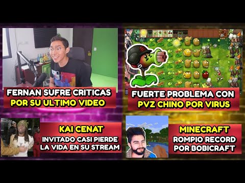 FERNAN SUFRE FUERTES CRITICAS por SU ULTIMO VIDEO :( | PELIGRO CON PVZ CHINO POR VIRUS | BOBICRAFT