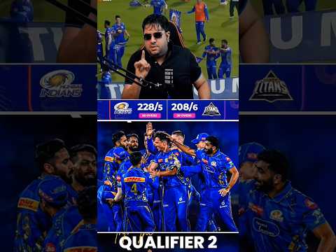 MI Knock GT Out of IPL 2025! Eliminator Mayhem 🔥 | GT vs MI Highlights! #rohitsharma #mivsgt #mi