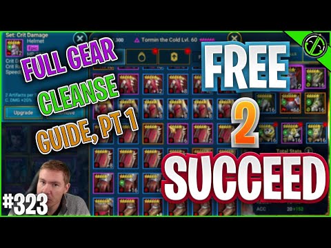 How To Do A Gear Cleanse in Raid, COMPREHENSIVE GUIDE, Part 1 | Free 2 Succeed - EPISODE 323