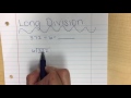 Long Division Concepts and Steps