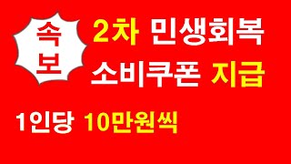 ‘2차 민생회복 소비쿠폰’ 정부, 지급 방안 브리핑.. ‘1인당 10만원씩 지급