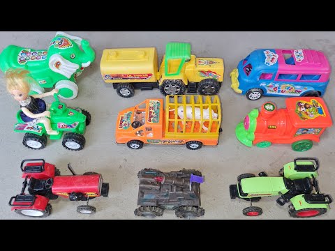 train toy jcb wala cartoon | toy helicopter ka video | bus, train, jcb, truck, tractor, dumper toys