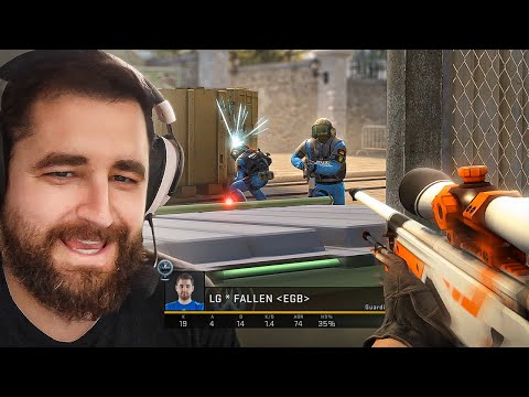 FALLEN REAGE À SEU AUGE NO CS NA ÉPOCA DA SK (o melhor awper do mundo)