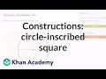 Constructing a Square Inscribed in a Circle