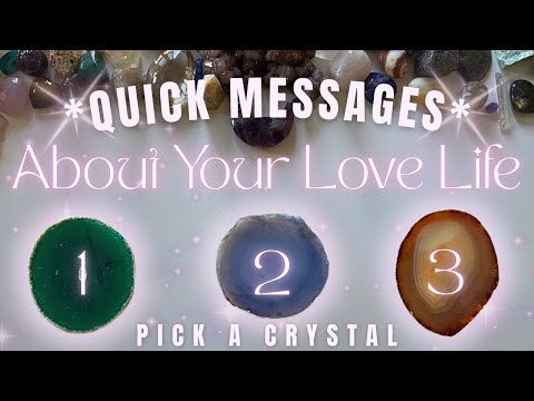💓 Quick Messages About Your Love Life 🌸 Pick A Group ✨ Tarot Reading 🔮