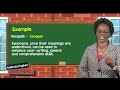 Understanding Synonyms and Meanings