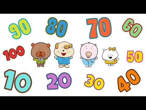Count 10-100 | Count by 10 Song | The Singing Walrus - YouTube