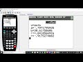 Calculating the Correlation Coefficient with TI-84