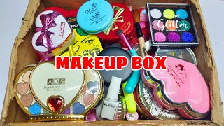 Unboxing Big Makeup Box Kits, Barbie Makeup Kit, Makeup box Collection, Free Gifts,Makeup Gifts 3/08