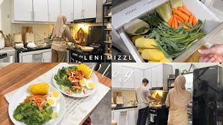 Rutinitas Harian Ibu Rumah Tangga I Belanja ke Pasar I Masak Sarapan Sehat I Grocery Shopping