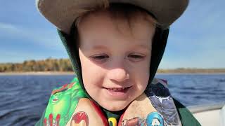 2 Dads, 2 Kids, 2 Nights Boat Camping on an Island. - Algoma's Backcountry. - Fall Vibes