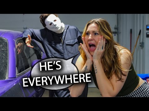 SCARING MY GIRLFRIEND TO SEE HER REACTION *GONE WRONG*