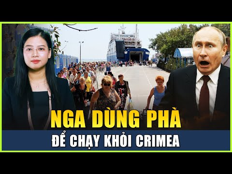 Ukraine Đổ Bộ Chiếm Đảo, Nga Khẩn Cấp Điều Phà Qua Eo Biển Kerch, Dấu Hiệu Rút Chạy Khỏi Crimea?