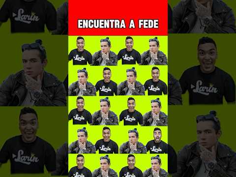 Adivina El YouTuber Escondido De Las Fotos | Fede Vigevani, Alfredo Larin, Mau McMahon #shorts