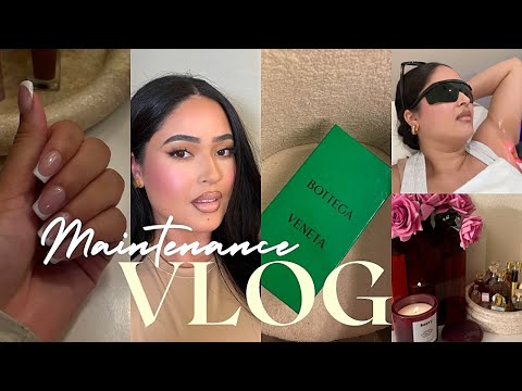 MAINTENANCE VLOG 🤎 I'M BACK...GETTING BOTOX, LIP FLIP + LASER + SELF CARE + LUXURY FALL HAUL + GRWM!