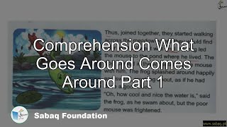 Comprehension What Goes Around Comes Around Part 1