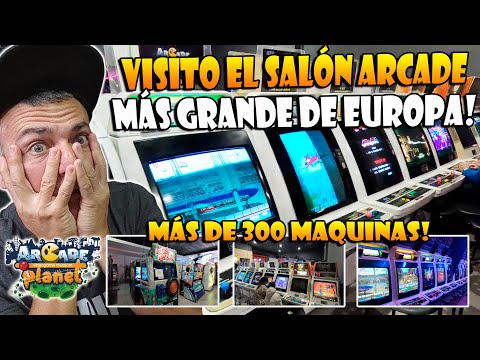 Me cuelo en el  MAYOR SALÓN ARCADE de TODA EUROPA! Arcade Planet con más de 3000 máquinas y 2000m2