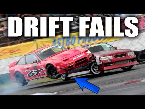 DRIFT FAILS & CRASHES in JAPAN. Drifting Crash & Fail