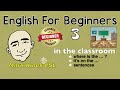 Navigating Classroom Vocabulary in English