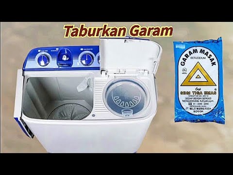INI ALASANNYA !! Mengapa mesin cuci Wajib di Taburi Garam dapur
