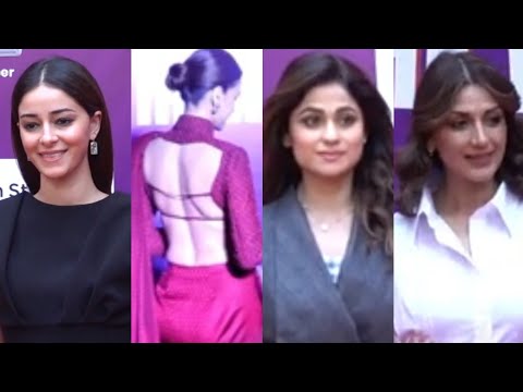 Kriti Sanon slays in Saree, Ananya Pandey, Shamita Shetty, Sonali Bendre at Event