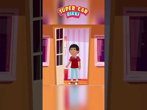 Supercar Rikki saves the city from the Germ Attack👻 #mylittletvcartoon #rikkishorts