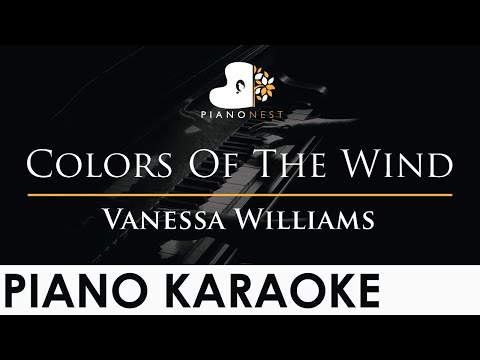 Vanessa Williams – Colors Of The Wind – Piano Karaoke Instrumental Cover with Lyrics