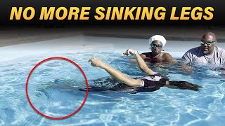 How to Stop Sinking Legs When Swimming (This Trick Works Fast!)