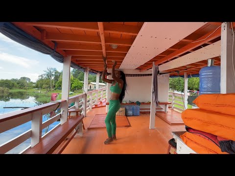 LIMPANDO O BARCO PARA A PRÓXIMA VIAGEM