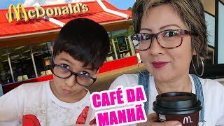 TOMANDO CAFÉ DA MANHÃ NO MCDONALDS | Pagando pra ver!!! DIKA DA NAKA