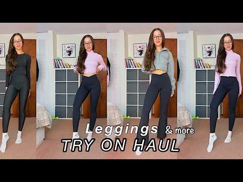 Affordable Gym leggings Try On Haul | Ft. Dossier | CRZ Yoga Best Affordable Leggings |  Gym Outfits