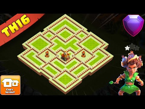 ULTIMATE Anti-3 Star TH16 Base – Tested & Dominating!