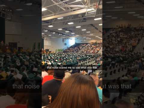 Kid FALLS THROUGH CEILING At Graduation