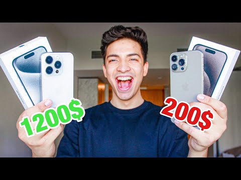 وأخيييرآ ايفون 15 برو ماكس هاي كوبي ب 200$ بس😂🔥حصل مفاجأة وانا بجربه😱😂