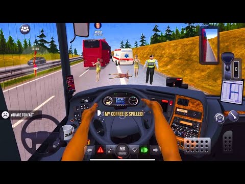 Europe Bus Accident!🚧🔥🚌Ultra Graphics Bus Simulator: Ultimate Multiplayer