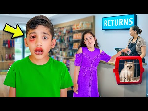 Our SON is ALLERGIC To Suri's New KITTEN We Have To Return Her...