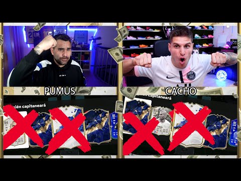 FUT DRAFT MILLONARIO DESCARTANDO TOTY E ICONO VS CACHO !!!