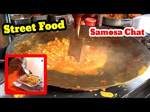 సమోసా చాట్ / Samosa  Chat / పాని పూరి /  paani poori hyderabad / Street Food