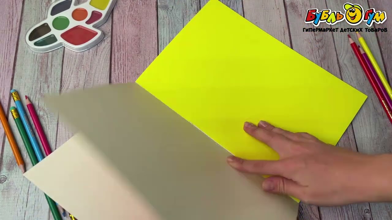 Картон цветной JUNGER 8л - видео