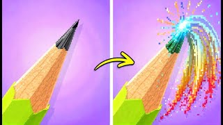 Neue Regenbogenkunst-Challenge 🌈 Einfache Kunst-Tricks für Anfänger 🎨 von 123 GO! Like
