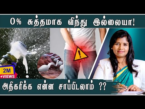 ஆண்மை குறைவிற்கான முக்கிய அறிகுறிகள் | Symptoms of Low Sperm Count | Azoospermia | Dr.B.Yoga Vidhya
