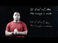 Classifying Triangles with the Pythagorean Theorem