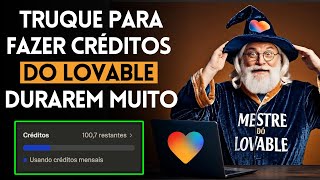 Economize Créditos no LOVABLE desativando essa função!